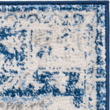 Alfombra decorativa medallón desgastada 4' x 6' BNT865A