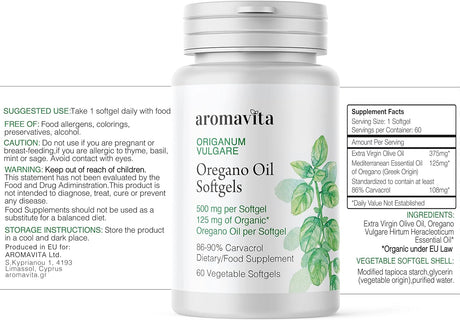 Oregano Oil Capsules - High Potency Digestive Support