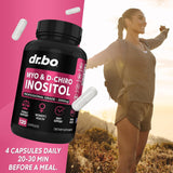 Suplemento de Inositol y D-Chiro en Cápsulas, 40:1, 120 cápsulas