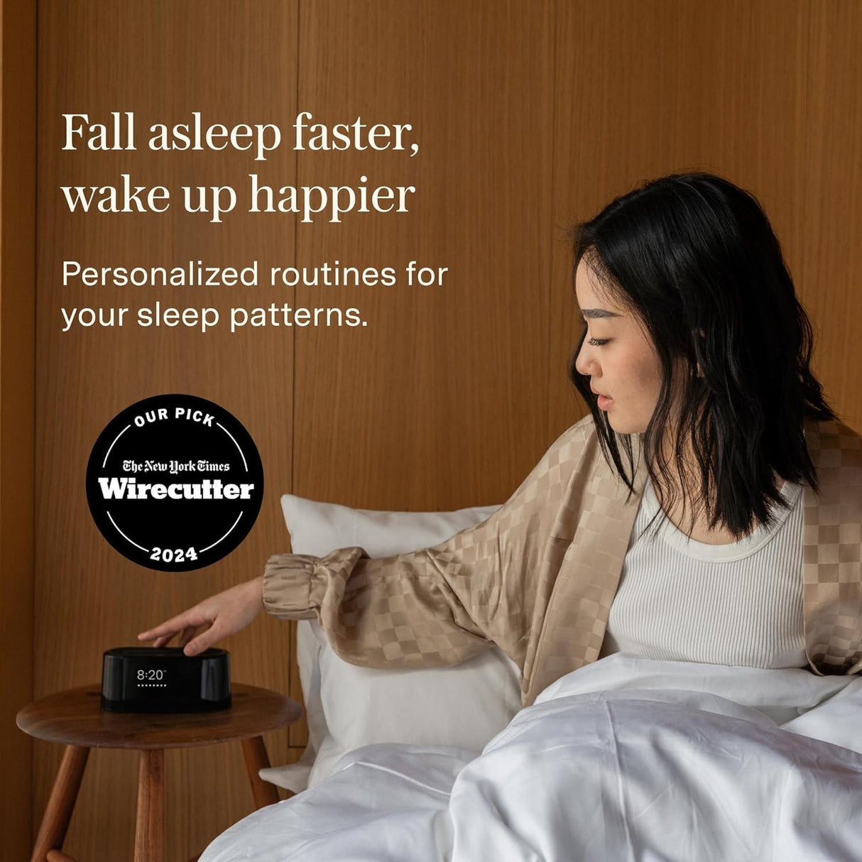 Reloj Despertador Inteligente con Sonidos Naturales y Luz