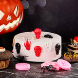 Moldes de Silicona Patelai para Fondant, 4 Piezas, 3D Huesos