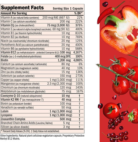 Suplemento multivitamínico Andrew Lessman, 60 cápsulas