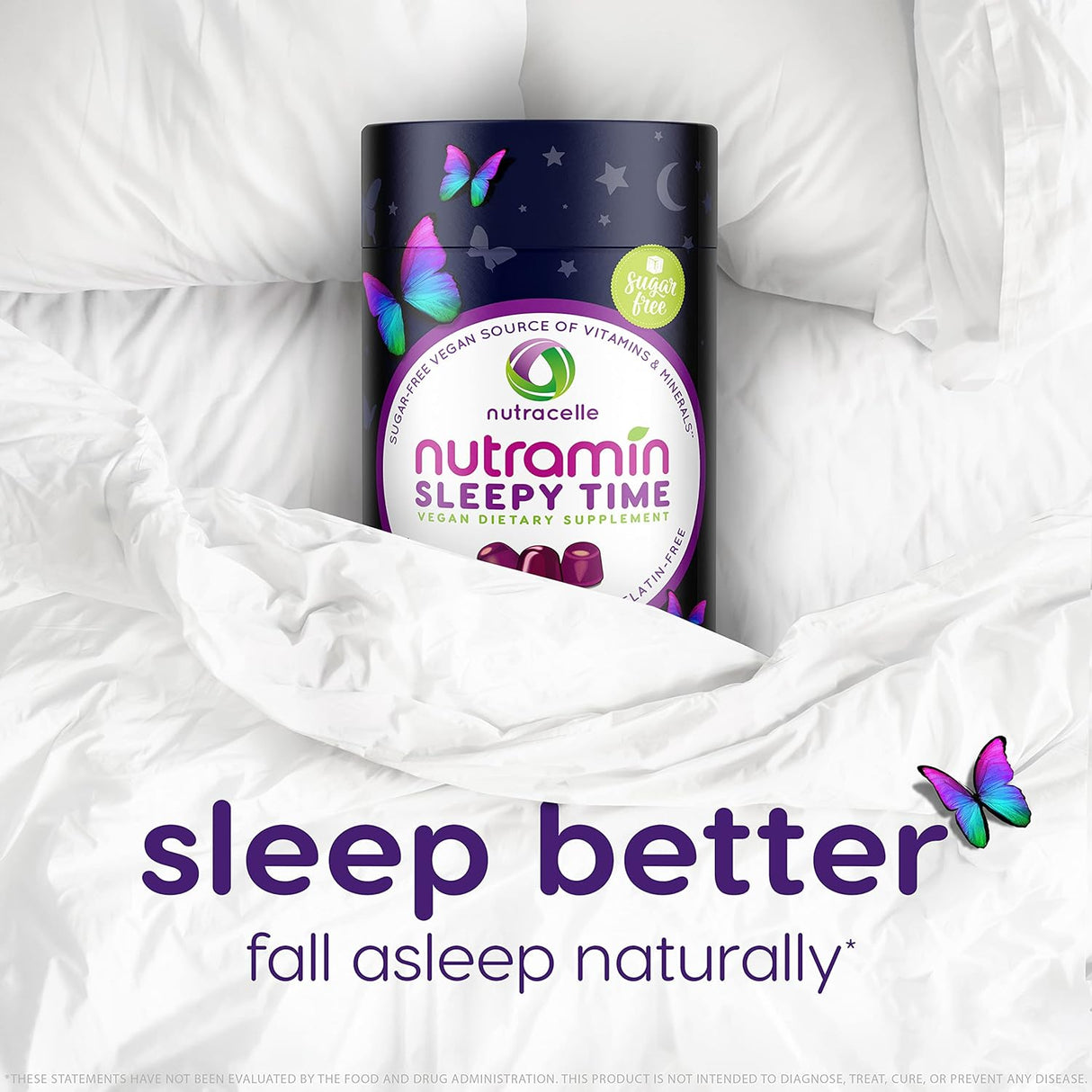 Gomitas Nutramin Sleepy Time: la melatonina natural vegana,