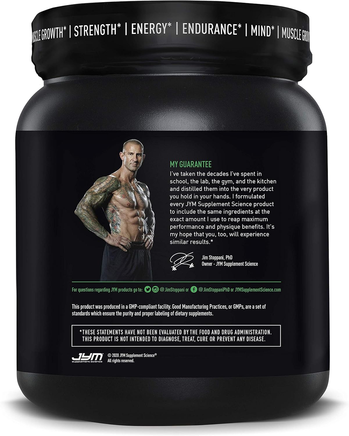 Suplementos Alimenticios  Pre Jym  cereza negra  30 unidades