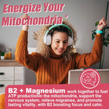 Gomitas de Vitamina B2 con Magnesio y CoQ10, 120 u.