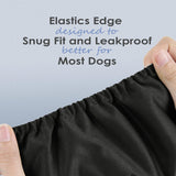 wegreeco - Pañales lavables bandas envolventes paquete de 3 (negro, negro, negro), talla S