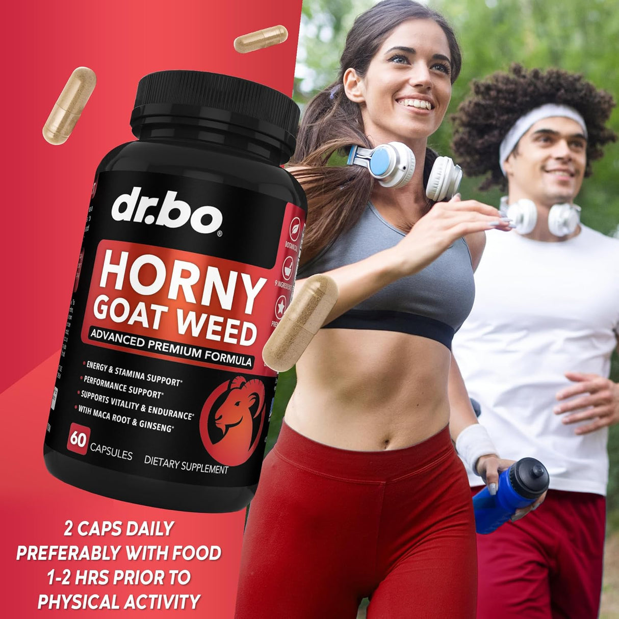Horny Goat Weed Extra Max 1590mg - Male Enhancement & Stamina