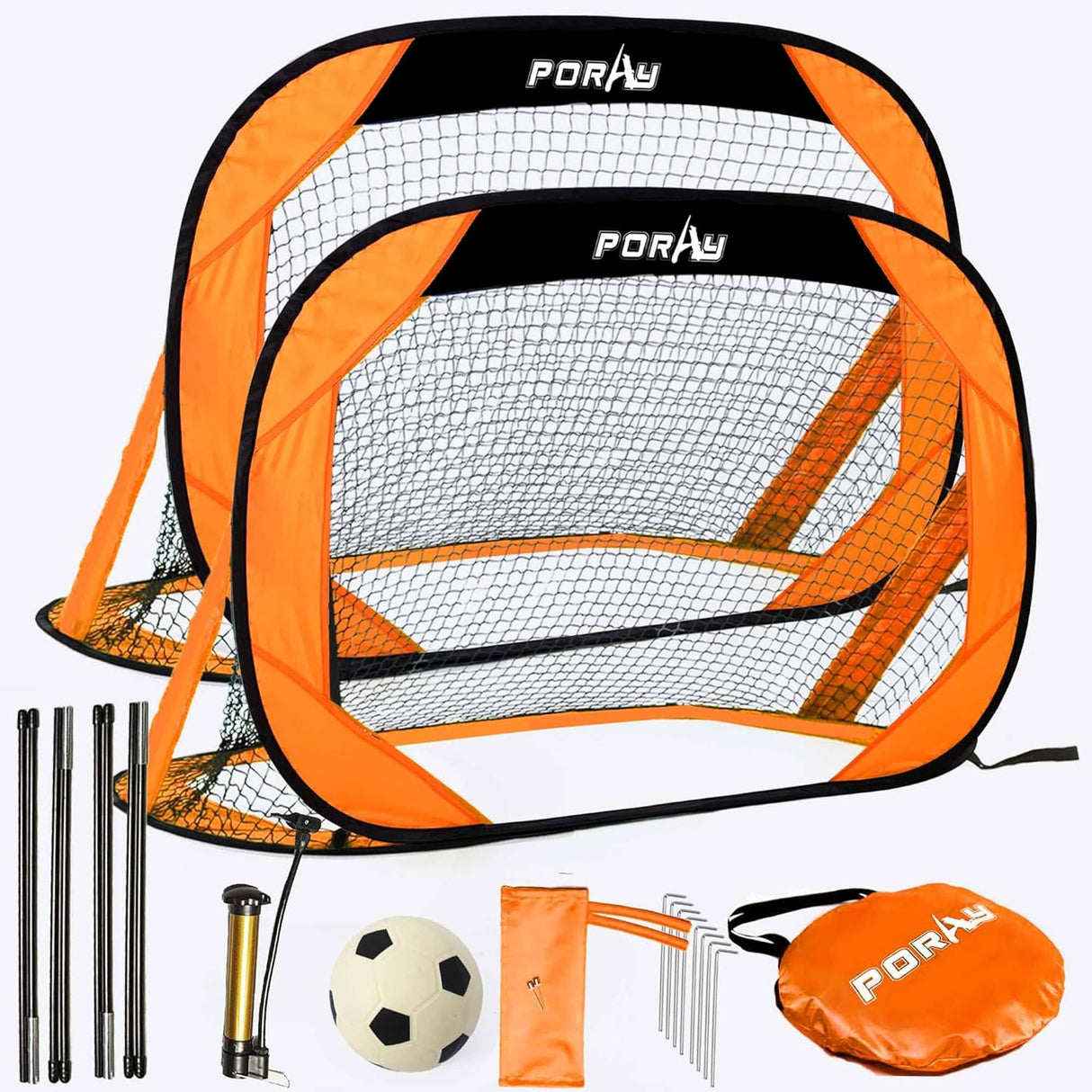 Porteria de futbol desplegable  para entrenamientos