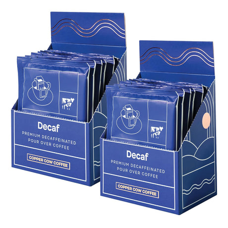 Café Vietnamita Decaf Copper Cow Coffee Sencillo Vainilla 16 uds