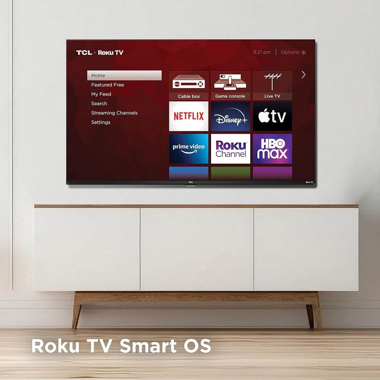Televisor TCL 40 1080p Smart TV Roku 40S350R, Compatible con Alexa