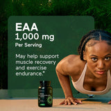 SMARTERNUTRITION Cápsulas EAA - 1g, Veganas, Sin Gluten, 60u