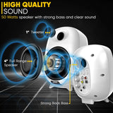 Parlantes Portátiles con Bluetooth PYLE-HOME PBKSR40WT