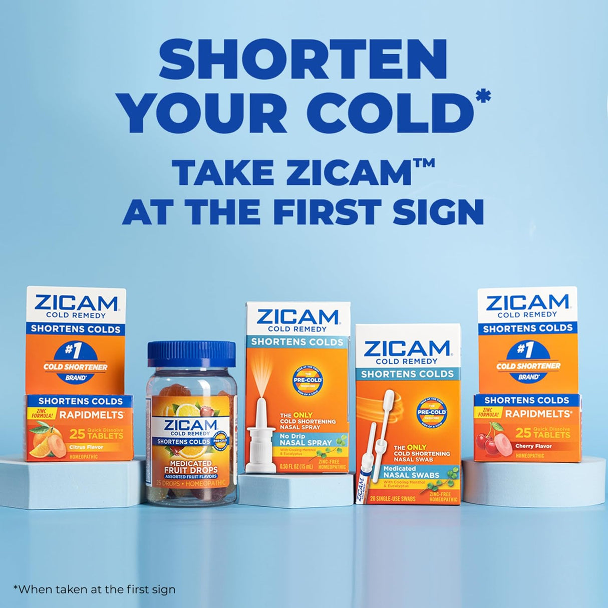 Zicam Remedio Rápido de Zinc, Citrus, 25 Pastillas