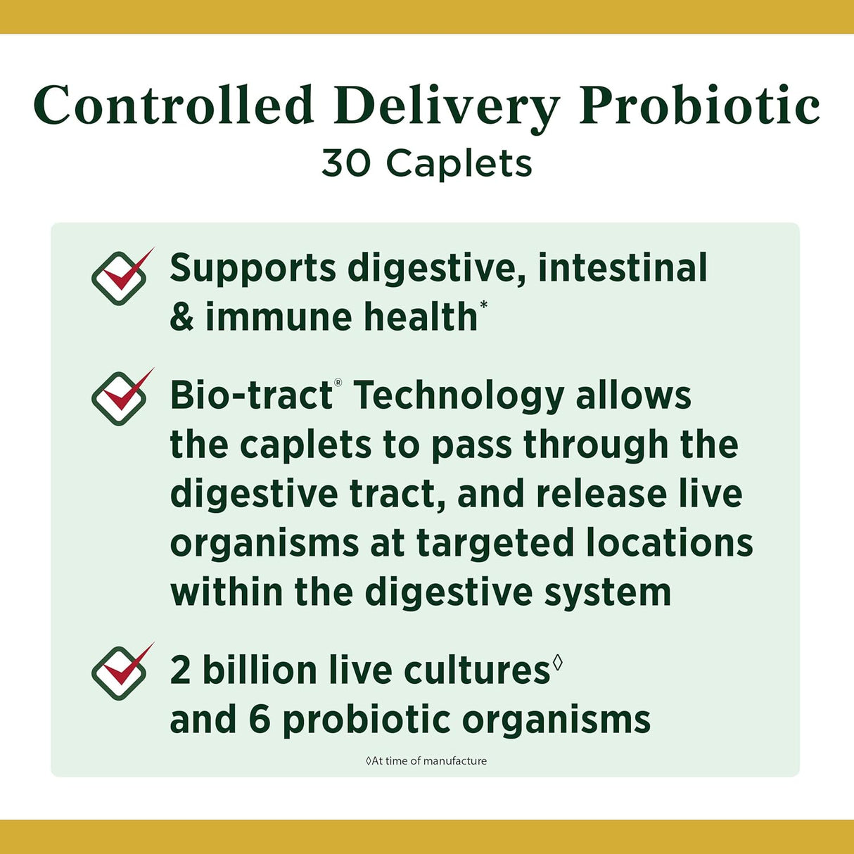 Suplementos Probiotic by Nature's Bounty  salud digestiva