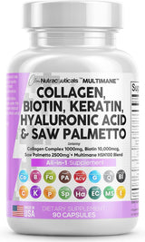 Pastillas de colágeno de 1000 mg de biotina