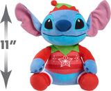 Peluche de 11 pulgadas del extraterrestre Stitch navideño