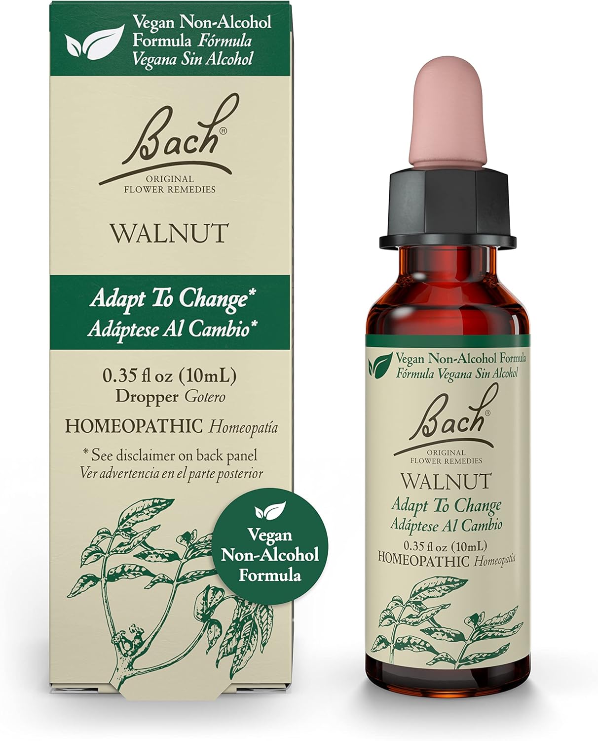 Suplementos de Remedios florales originales nogal Bach
