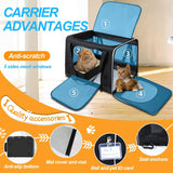 Transportadora Extra Grande con Ruedas Petskd, 24x17x17