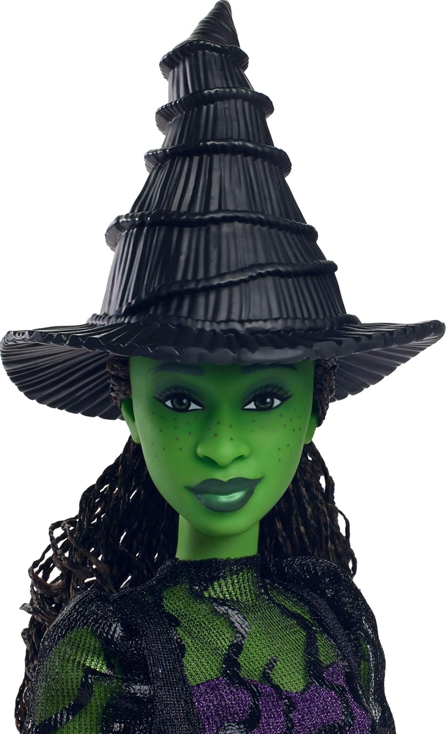 Elphaba Muñeca Mattel Universal con accesorios y cabello trenzado
