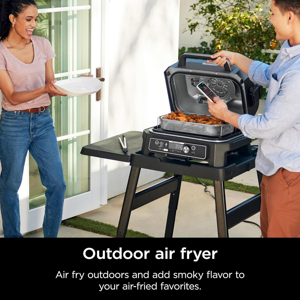 Parrilla y Ahumador 7 en 1 Bluetooth OG951 Woodfire XL