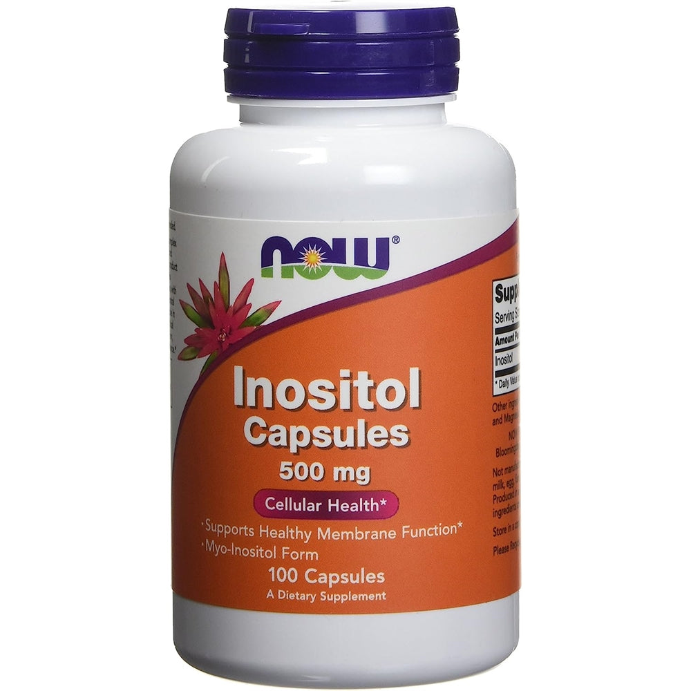 Suplementos Inositol 500mg 100 cápsulas (paquete de 2)