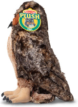 Peluche de búho gigante Melissa & Doug realista 43 cm