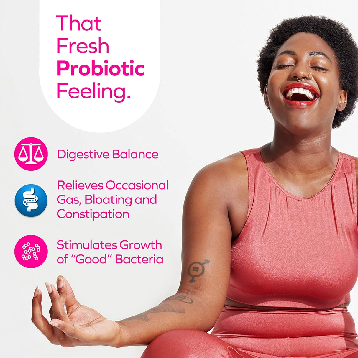 Florajen Probióticos Acidophilus, salud intestinal, salud vaginal y suplemento de apoyo inmunológico, alivio del estreñimiento y la hinchazón para adultos, 90 cápsulas (refrigerado)
