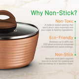 Juegos de Ollas de cocina elegantes NUTRICHEF NCCW12BRW.5