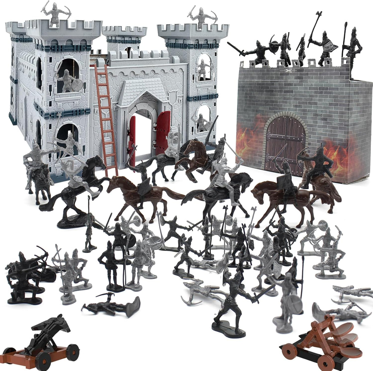 Figuritas de Caballeros Medievales, Ejercito de Juguete, 36 Piezas