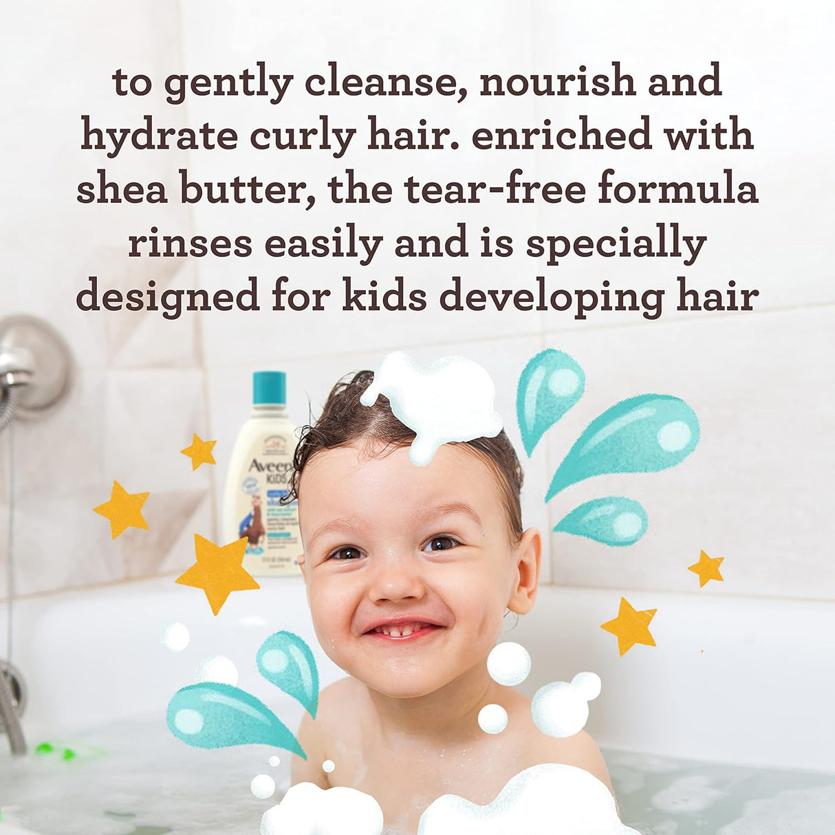 Shampoos y Acondicionadores para cabello rizado para niños