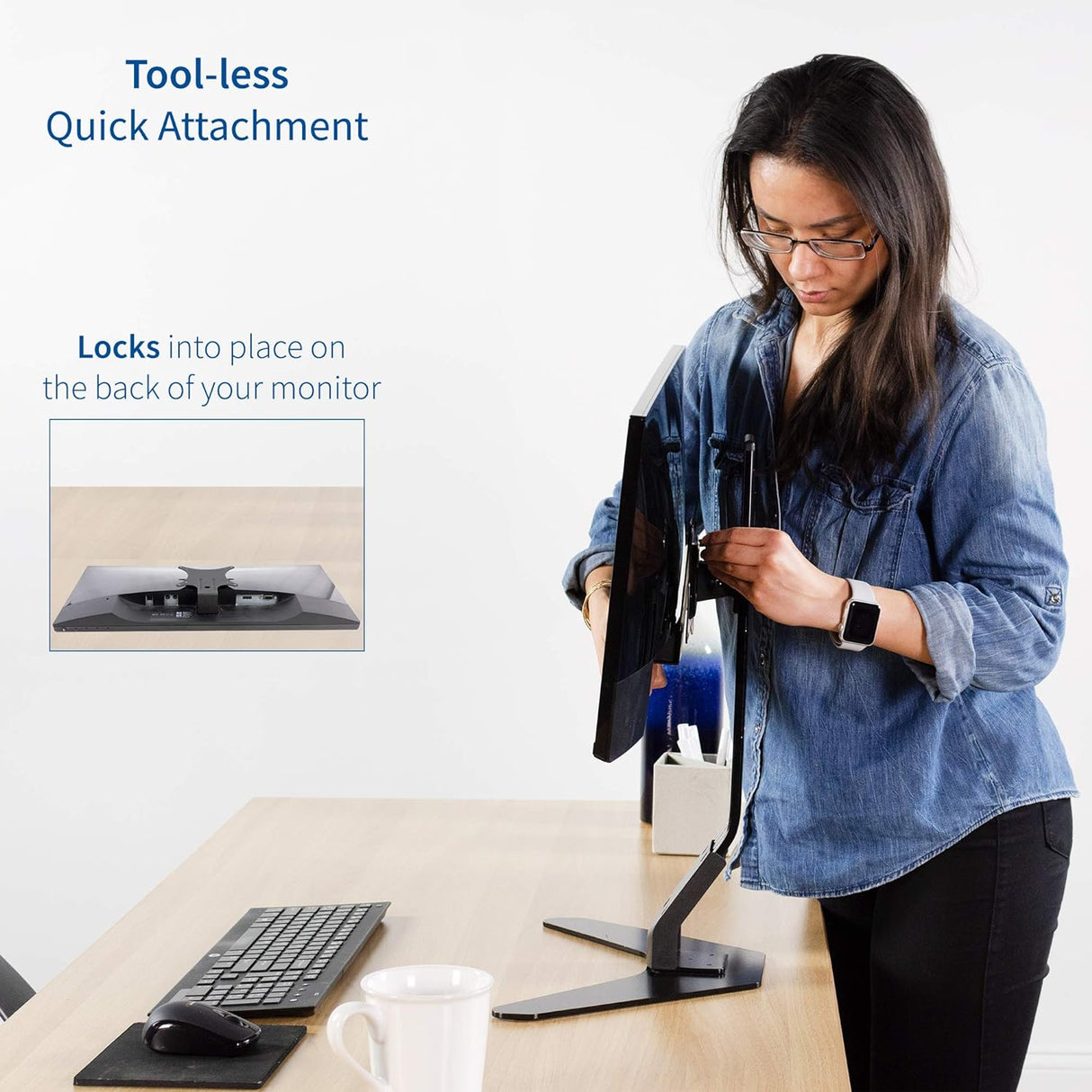 Adaptador VESA Rápido VIVO para Monitores Dell MOUNT-DLS024