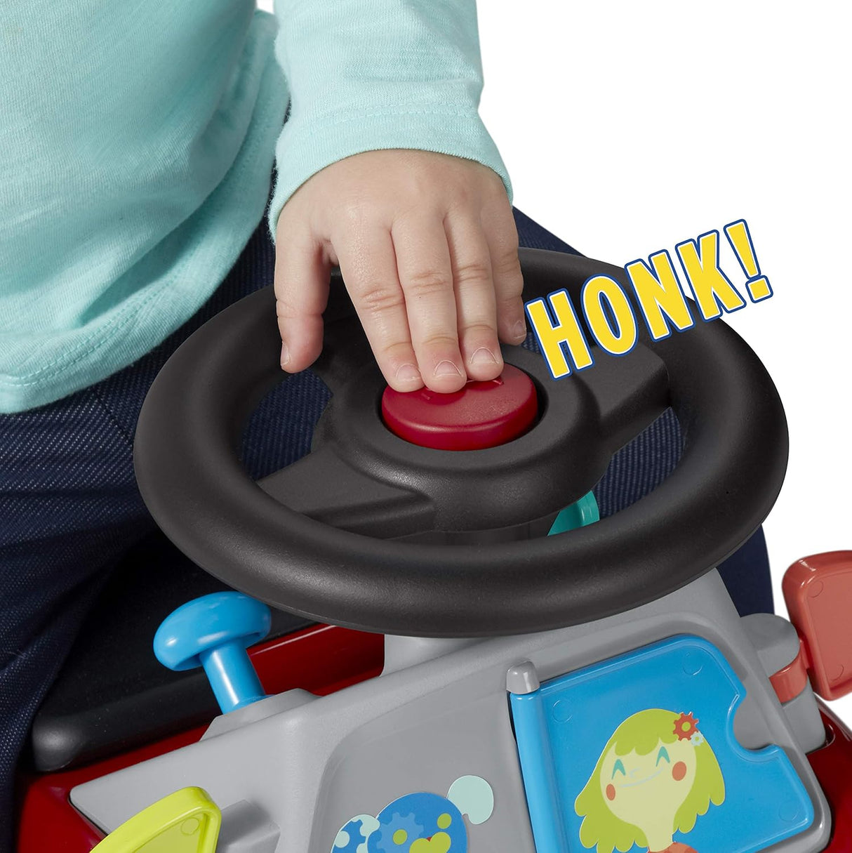 Carrito de paseo Radio Flyer, juguete para sentarse y caminar