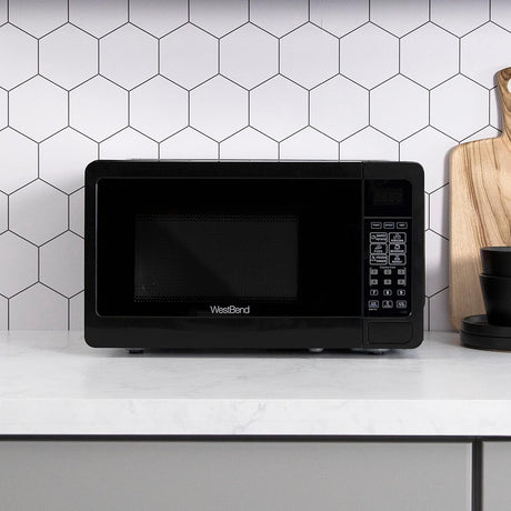 Microondas Compacto West Bend 700W, 6 Configuraciones, WBMW71B