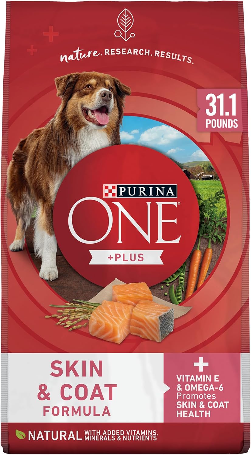 Purina ONE Comida Seca para Perros, Estómago Sensible, 31.1 lb.