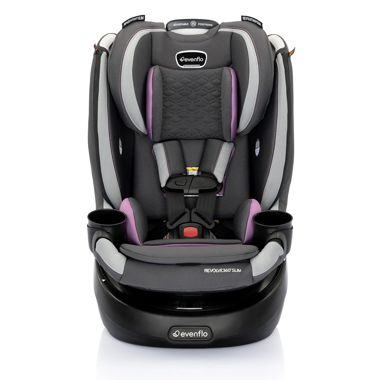 Asiento giratorio 2 en 1 para automóvil con funda Evenflo
