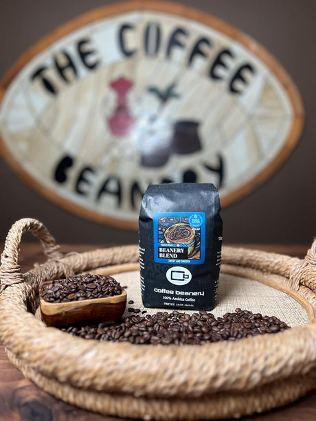Café Decaf Beanery Blend SWP 12oz Molido Tostado Claro-Medio