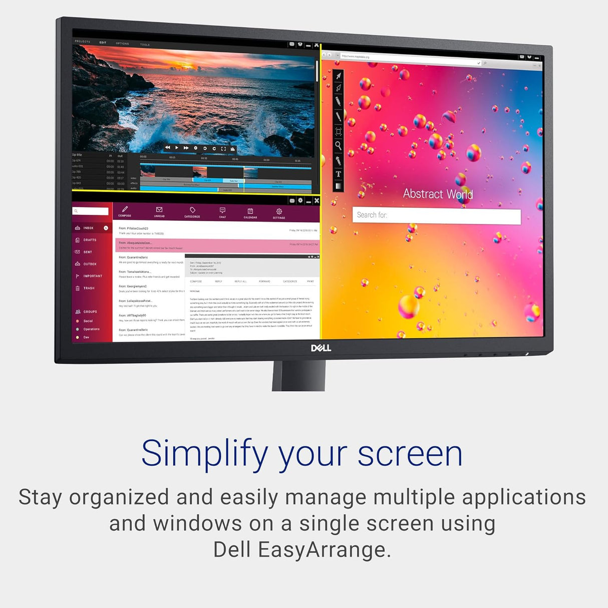 Monitor Dell SE2422HX 24 FHD 75Hz Anti-reflejo TUV-Certificado