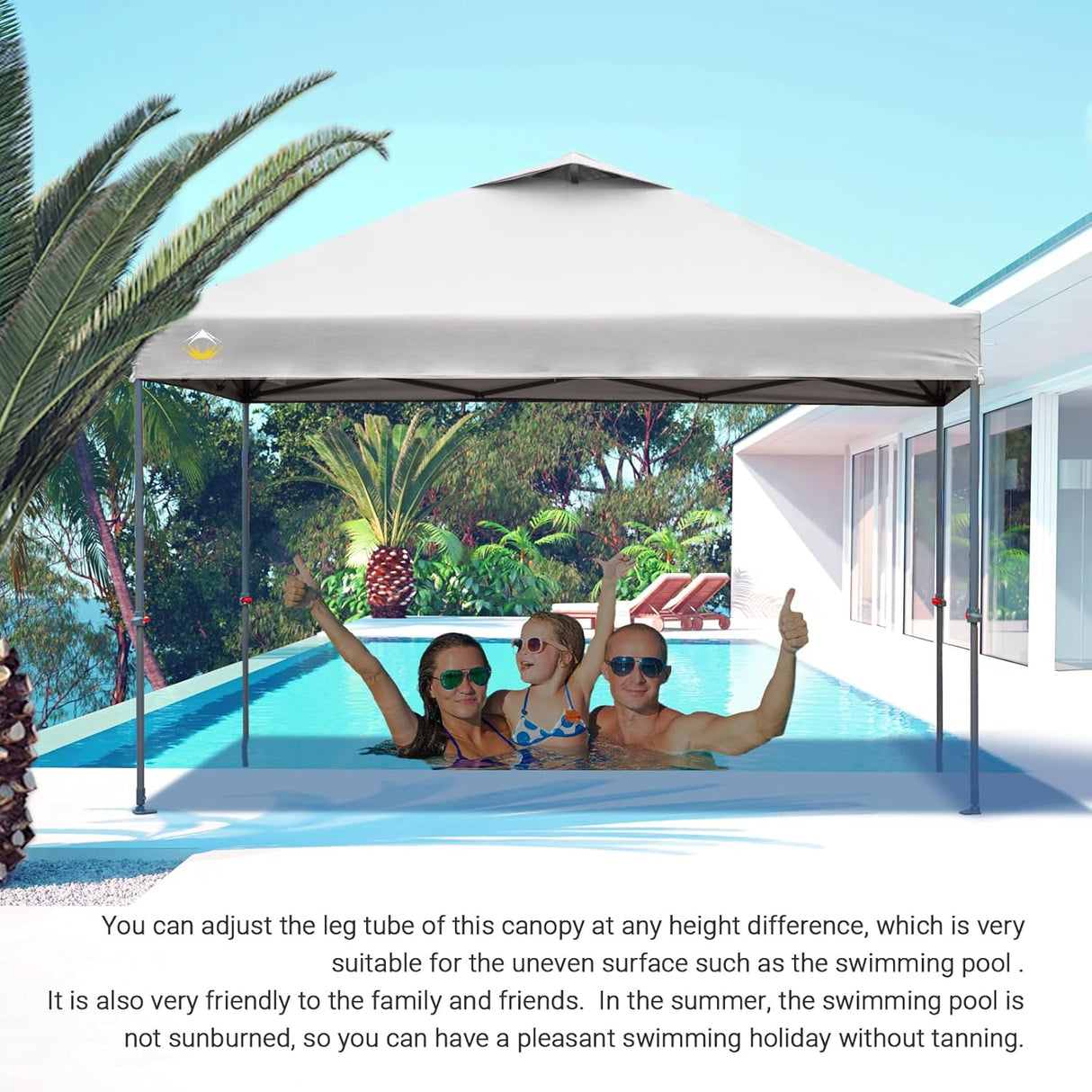 Carpa CROWN SHADES 10x10 para Playa con Bolsa y Accesorios
