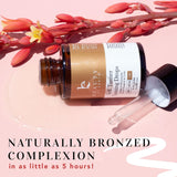 Gotas bronceadoras faciales ultra oscura Beauty by Earth