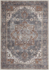 Alfombra Lavable Adiva 2x3 con Antideslizante, Vintage