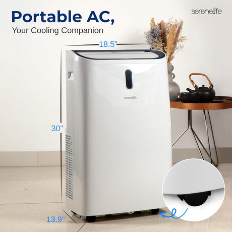 Aire acondicionado portátil SereneLife SLPAC240W 12000 BTU