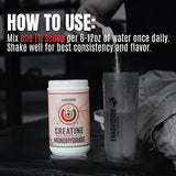 Creatina Monohidrato Micronizada Sin Sabor Suplemento 200 Servs