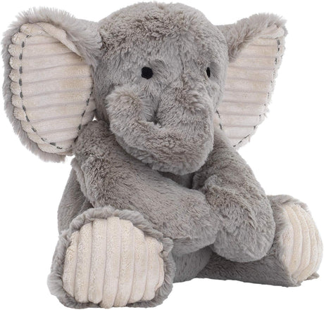 Lambs &amp; Ivy Jungle Safari - Peluche de elefante de peluche gris Jett
