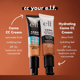 Crema Hidratante Camo CC SPF 30, Cobertura Completa, Dewy