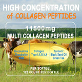 Colágeno Peptidos Suaves, Multi con Glucosamina y MSM, Biotín