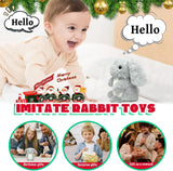 Peluche Hablador Conejo YH YUHUNG, Repite lo que dices, 60 cm