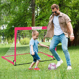 Porteria de futbol facil de llevar para niños, resistente