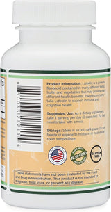 Suplemento de Luteolina Double Wood 100mg, 120 cápsulas