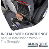 Silla convertible para automóvil orientado hacia adelante