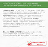 Comida Húmeda para Gatos Purina Fancy Feast Pollo y Arroz 12x2.8oz